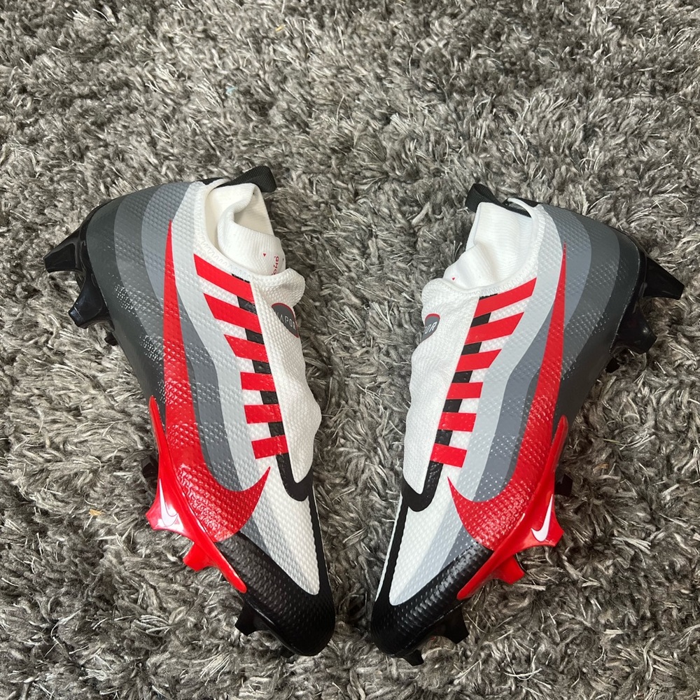 Nike Vapor Edge Pro 360 Football Cleats Mens Black Red DV0778-002 NEW
